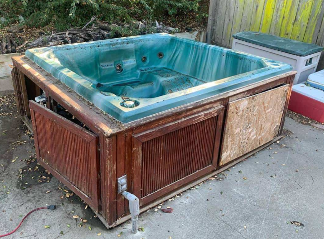 hot tub removal